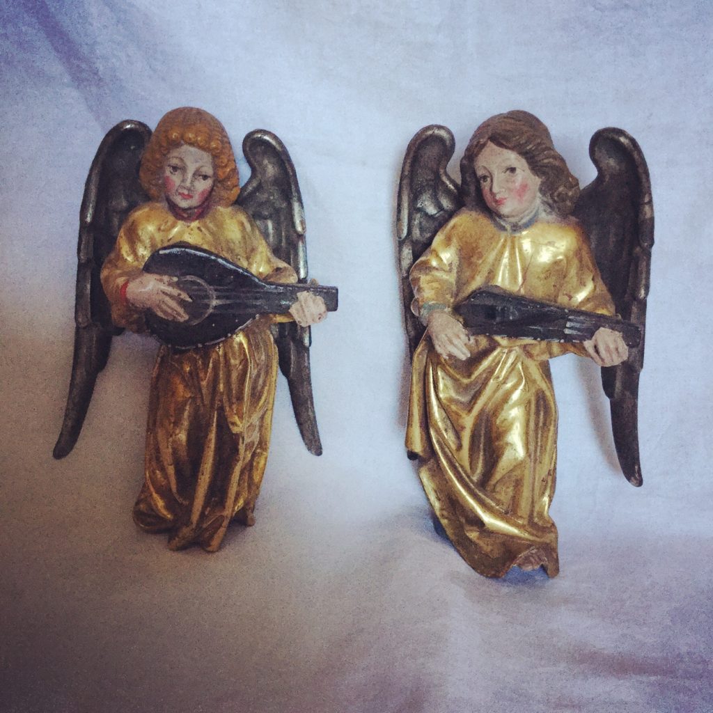 Carved angels