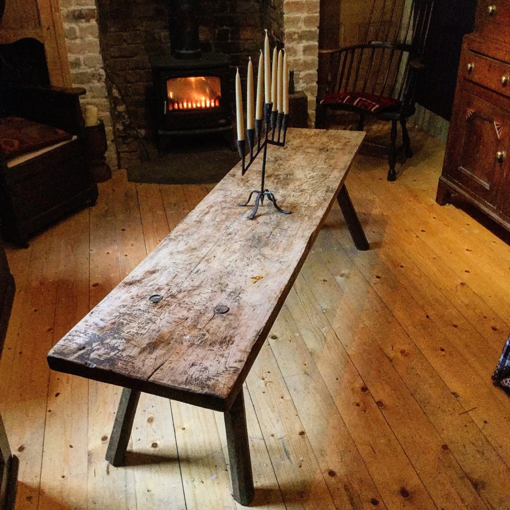 Sycamore pig bench