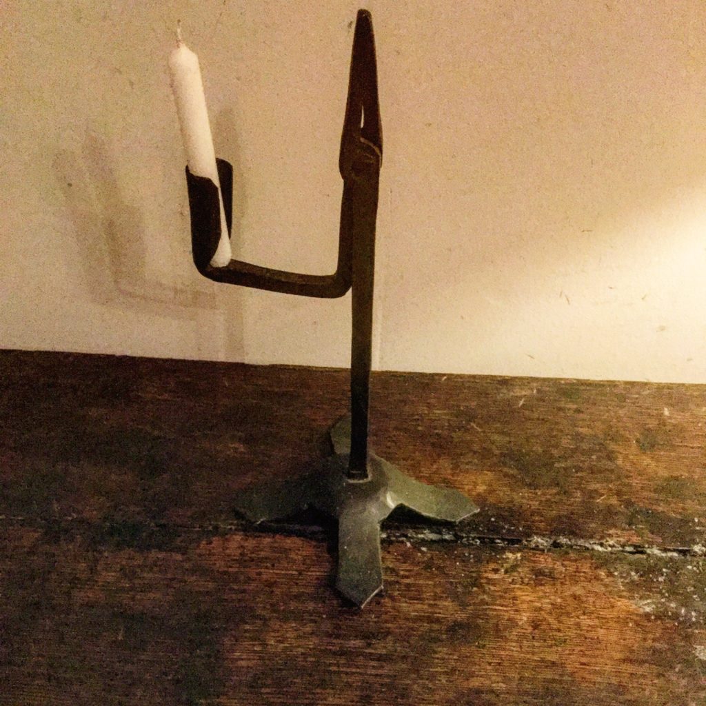 Rare copper rushlight