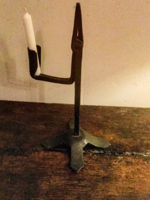 Rare copper rushlight