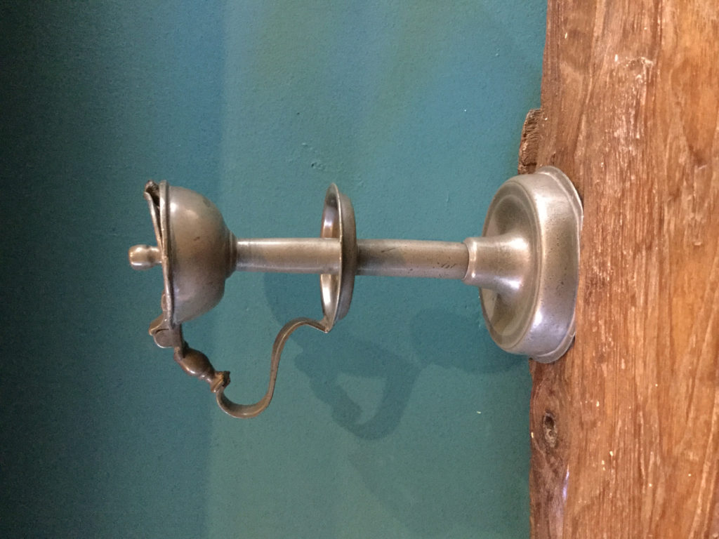 Pewter lamp